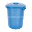 Saddlers Dustbin with Lid 70ltr - Blue