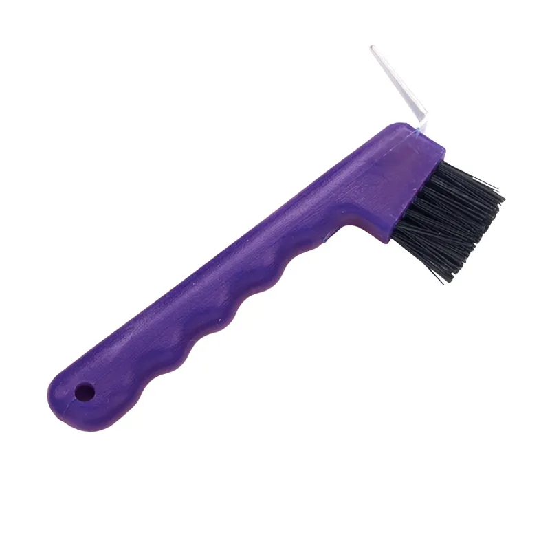 Lincoln Hoof Pick with Brush - Purple