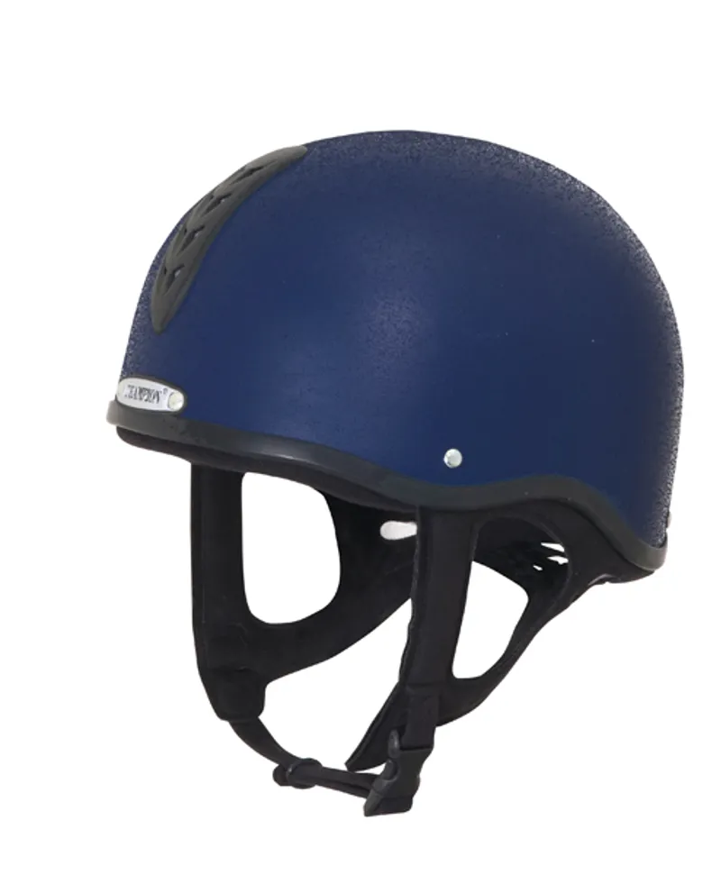 Champion Junior X-Air Plus Jockey Helmet - Navy-1