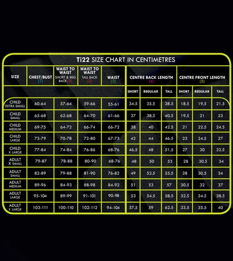 Champion Titanium Ti22 Youth Body Protector EN 13158:2018 BETA level 3 2018-4