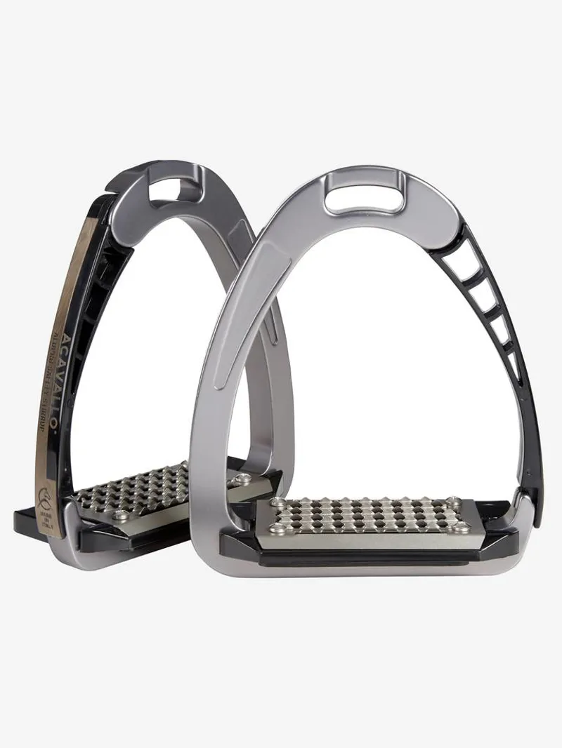 Acavallo Arena AluPro Stirrup Irons - Titanium