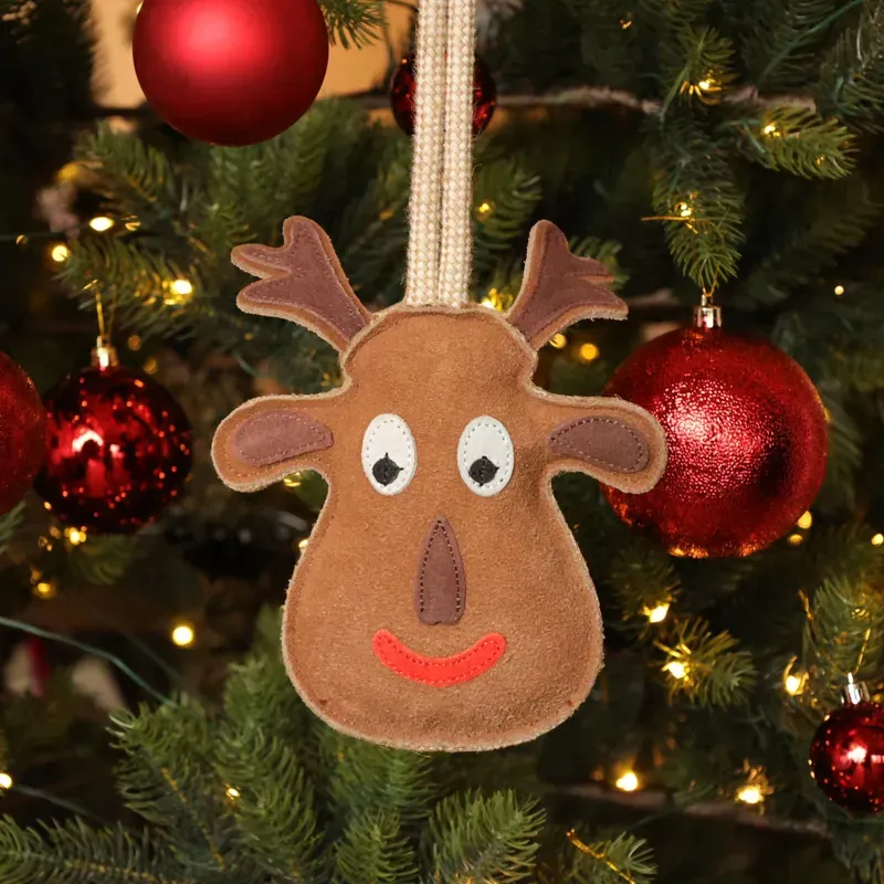 Benji and Flo Christmas Dog Toys  - REINDEER