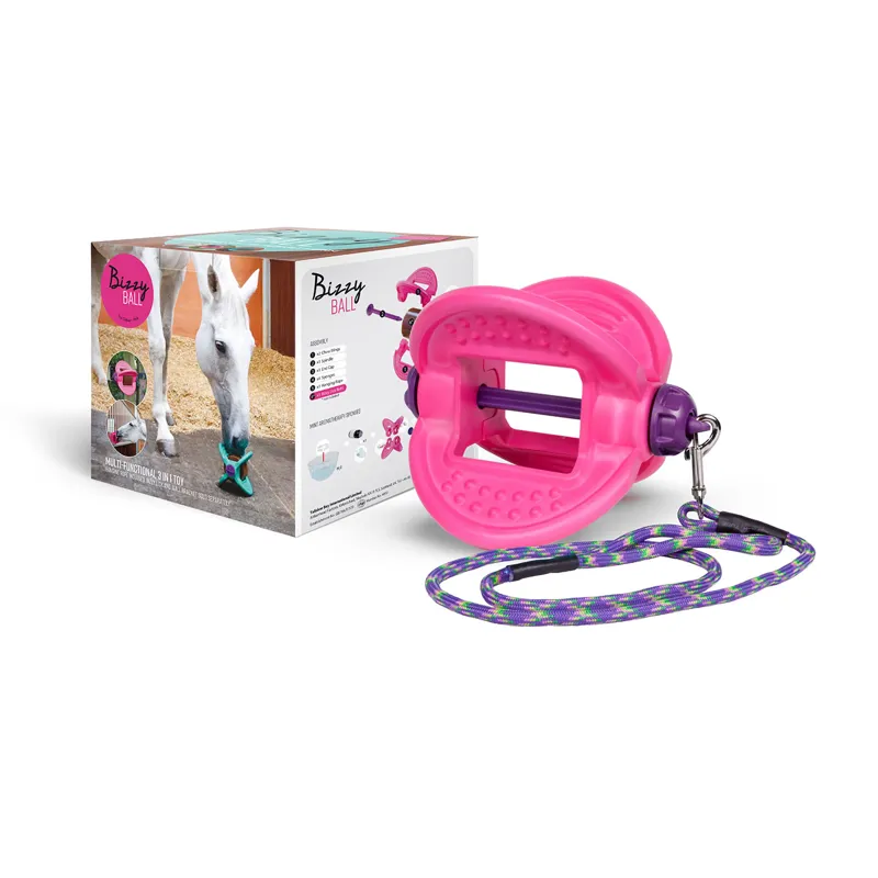 Bizzy Bites 3-in-1 Stable Toy - Hot Pink
