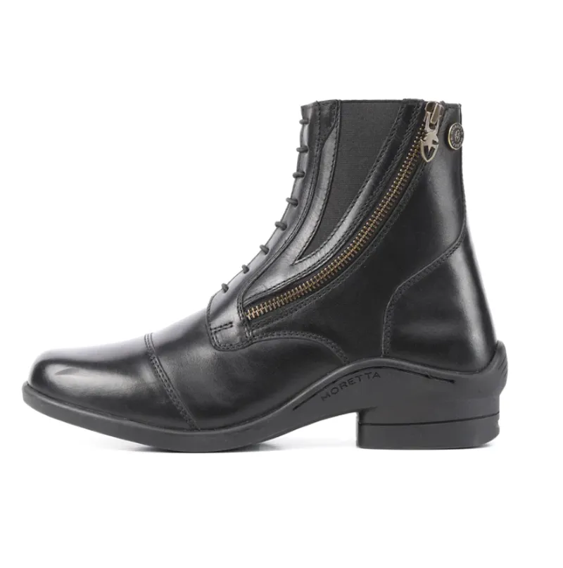Shires Moretta Alessia Leather Paddock Boots - Black