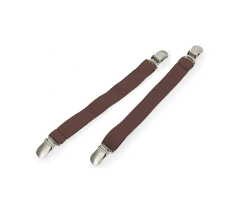 Shires Clothing Elastic Jodhpur Clips - Brown