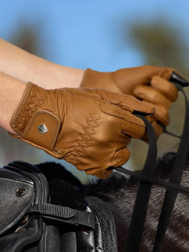 LeMieux Pro-Touch Classic Leather Gloves - Tan