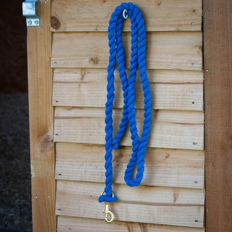 GALLOP Premium Polycotton Leadrope with Solid Brass Trigger Clip - Green-2