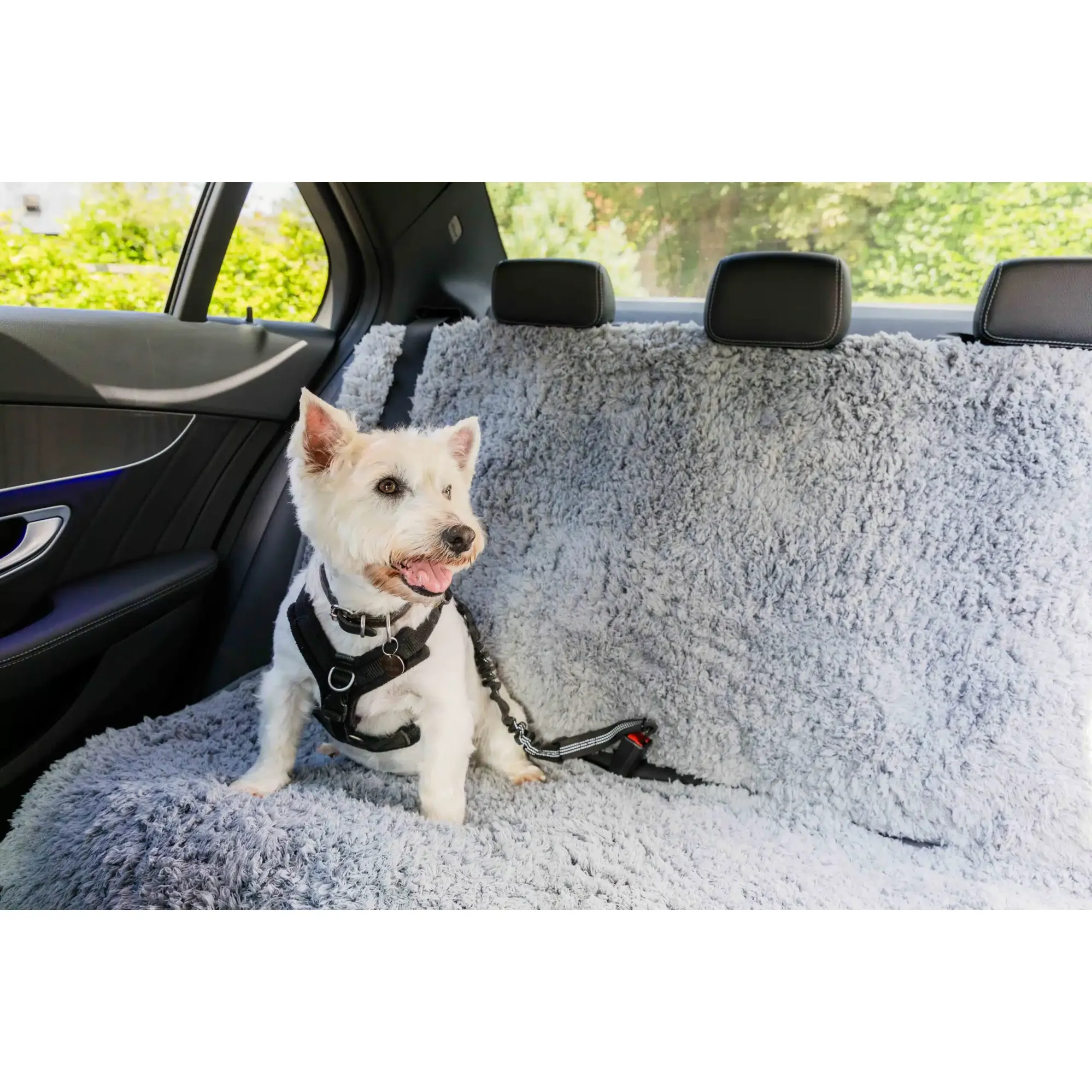 Pet Rebellion Comfy Cover Car Grey
