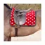 Supreme Products Dotty Fleece Saddle Pad Pony - Mulberry