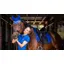 LeMieux Suede Dressage Square - Benetton Blue