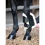 LeMieux Fleece Edged Mesh Brushing Boots - Black/Natural