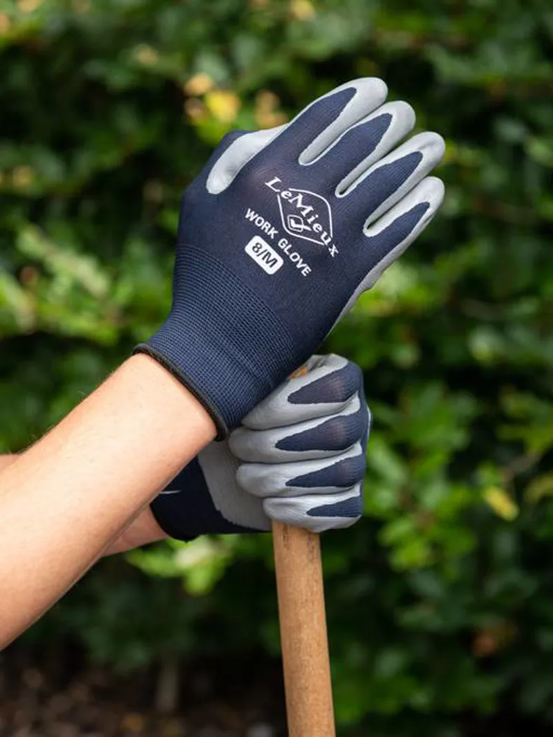 LeMieux Summer Work Gloves - Navy