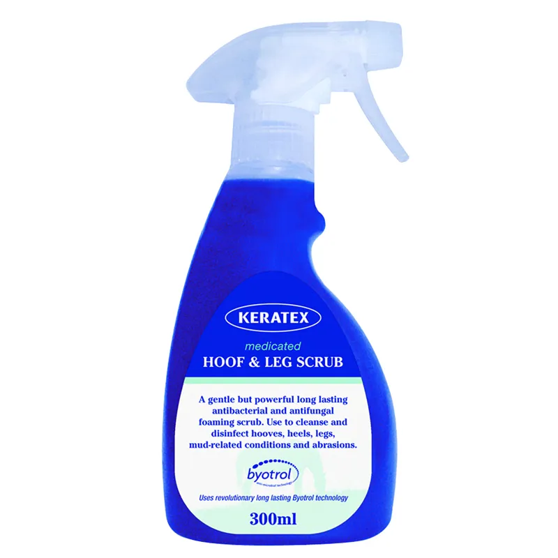 Keratex 300ml Medicated Hoof and Leg Scrub - Blue