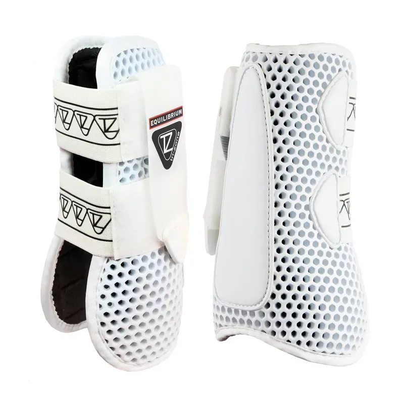 Equilibrium Large Tri-Zone Open Fronted Boots in White 