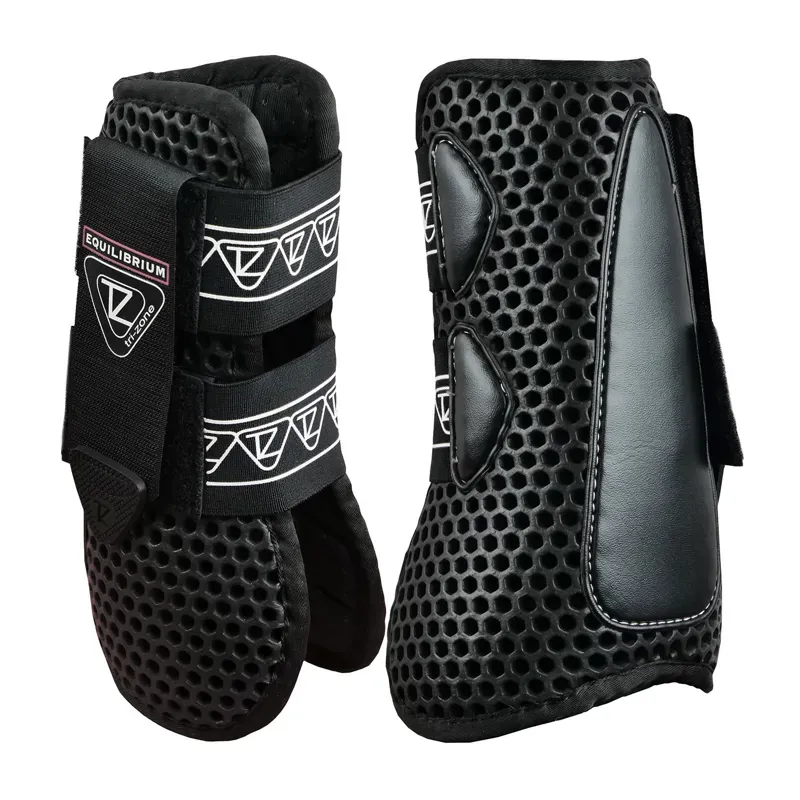 Equilibrium Tri-Zone Tendon Boots - Black