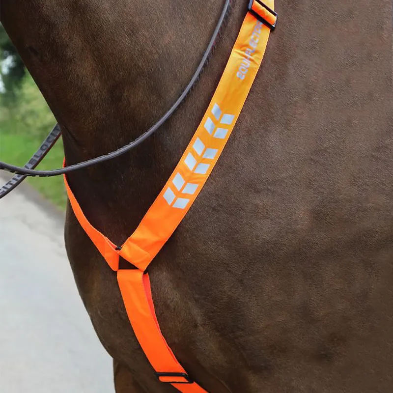 Equi-Flectora Breastplate in Orange