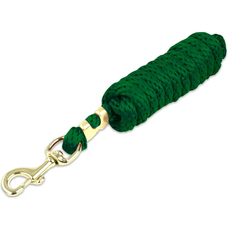 KM Elite 10ft Lead Rope in Hunter Green