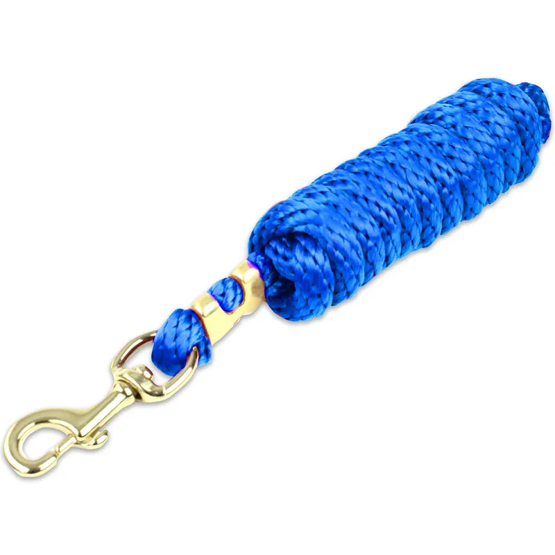 KM Elite 10ft Lead Rope - Royal Blue
