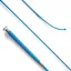 KM Elite Dressage Whip w/Braided Grip in Blue