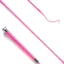 KM Elite Dressage Whip w/Braided Grip in Pink