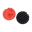 Lincoln Horse Head Rubber Curry Comb - Red