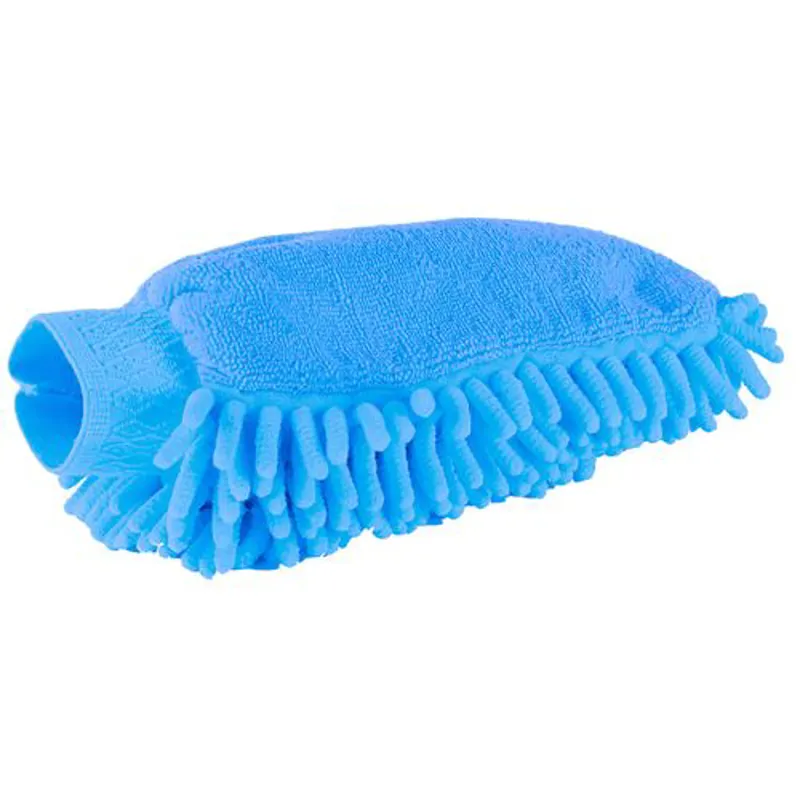 Lincoln Microfibre Grooming Mitt - Blue
