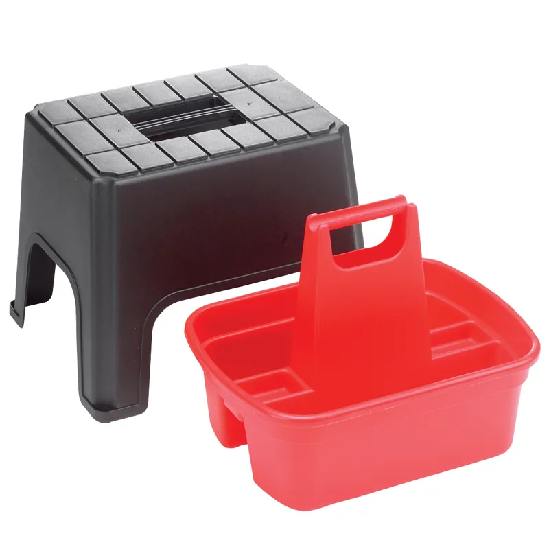 Lincoln Step and Groom Hop Up - Black/Red