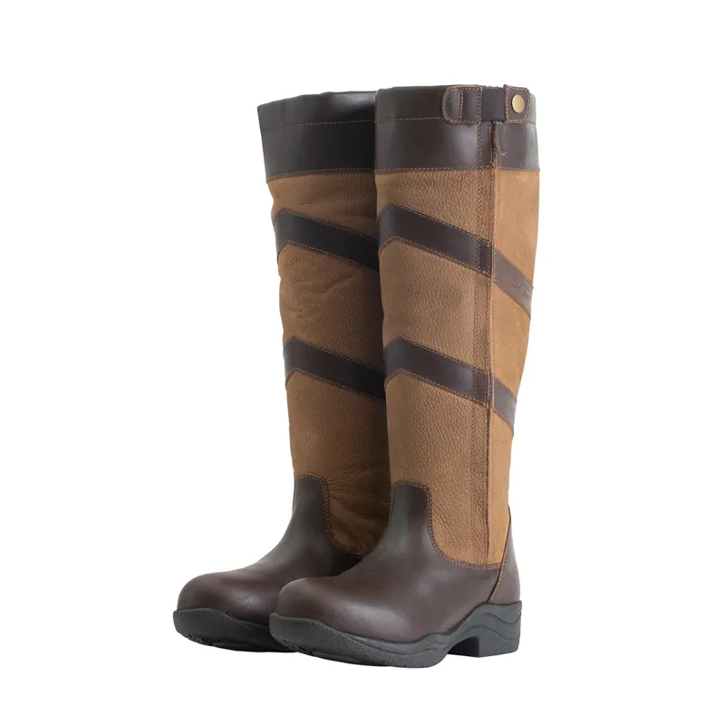 Mark Todd Waterproof Tall Zip Boots - Brown