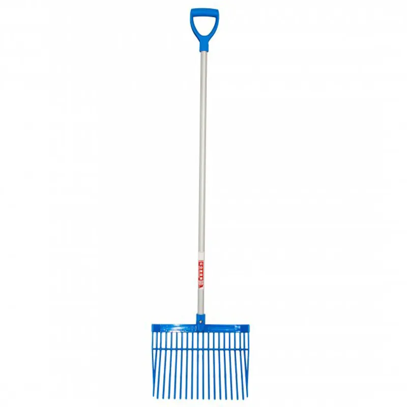 Red Gorilla Long D-Handle Bedding Fork - Blue