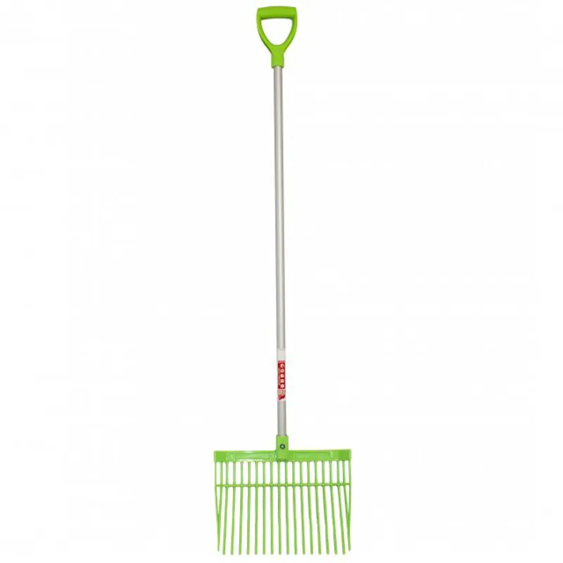 Red Gorilla PC D-Handle Bedding Fork in Pistachio