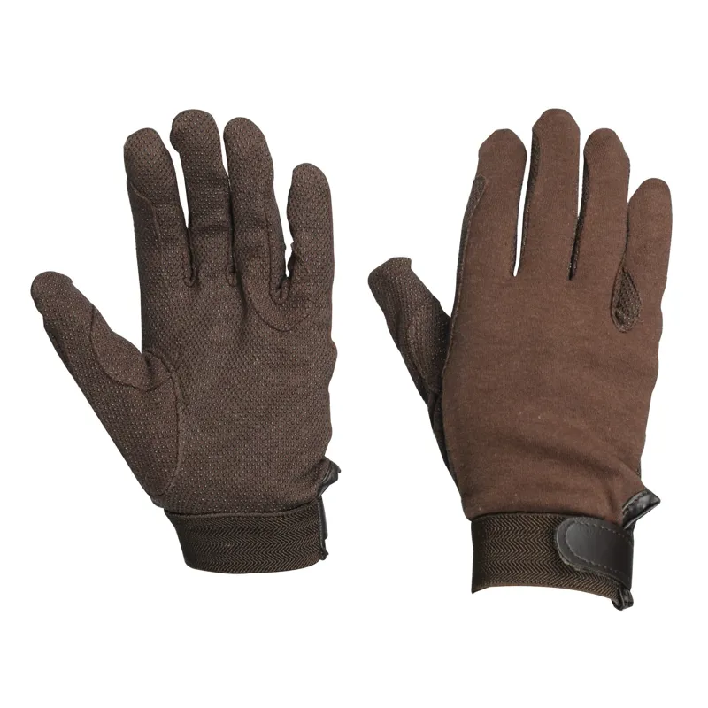 Dublin Track Riding Gloves - Brown