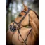 LeMieux Kudos Leather Work Bridle with Clip Cheeks - Havana