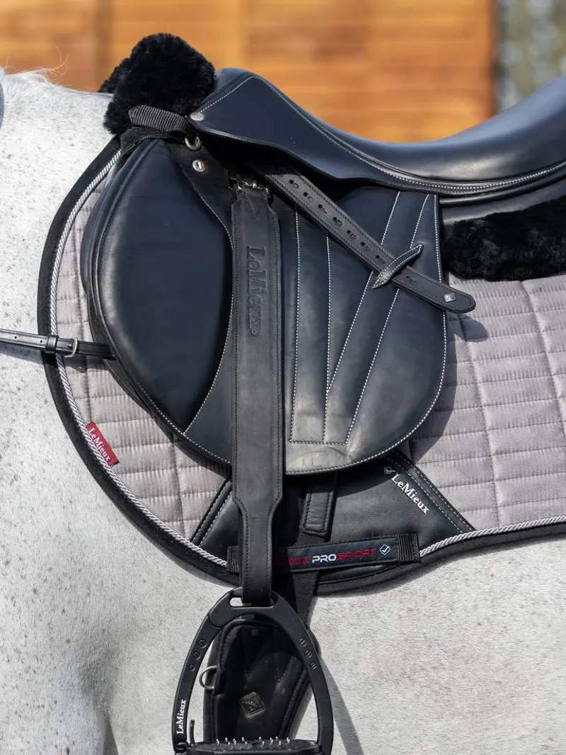 LeMieux Vector Pro Stirrup Leathers - Black-2