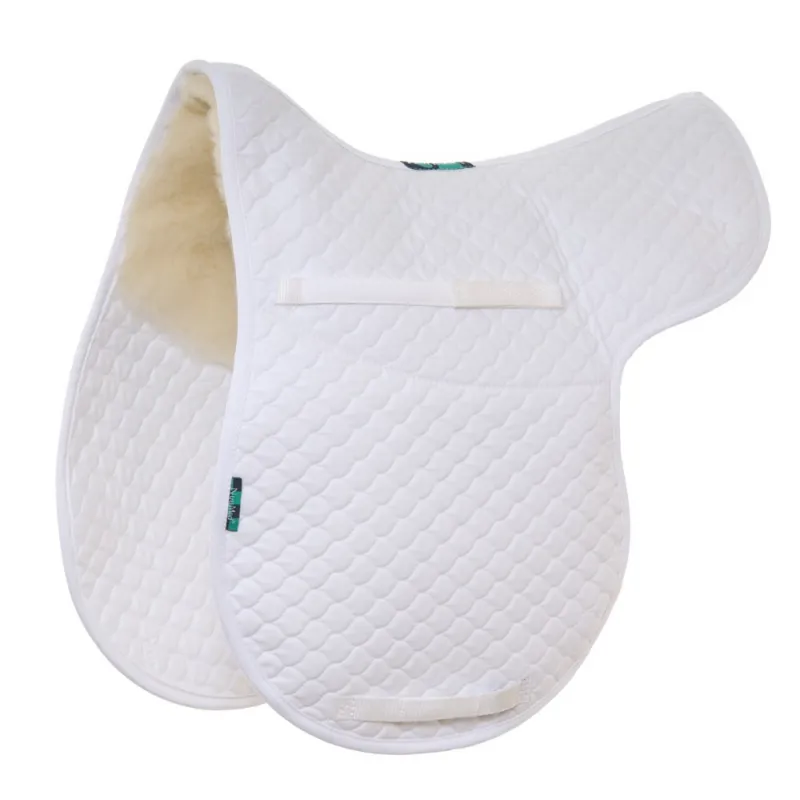 NuuMed Half Wool Numnah GP White