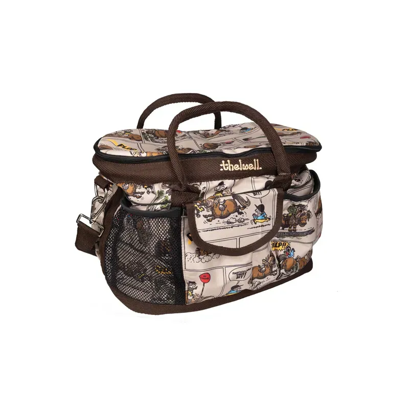 Hy Equestrian Thelwell Collection Comic Chaos Grooming Bag - - Taupe 