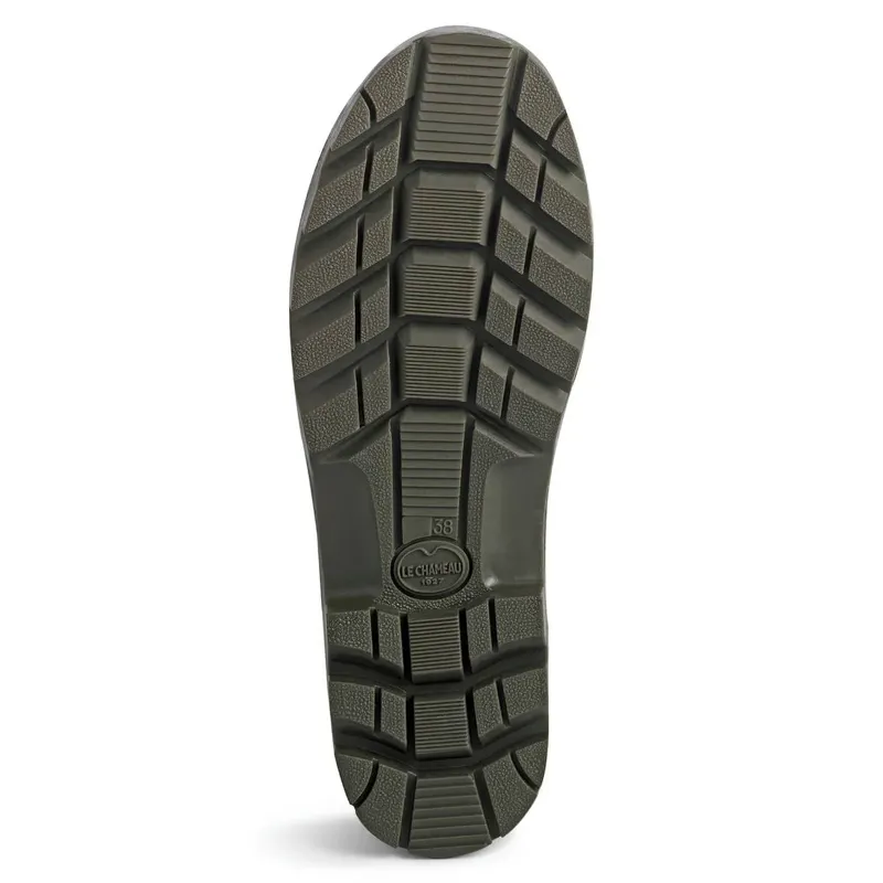 Le Chameau Ladies Vierzonord Neoprene Lined Wellington Boots - Green-3