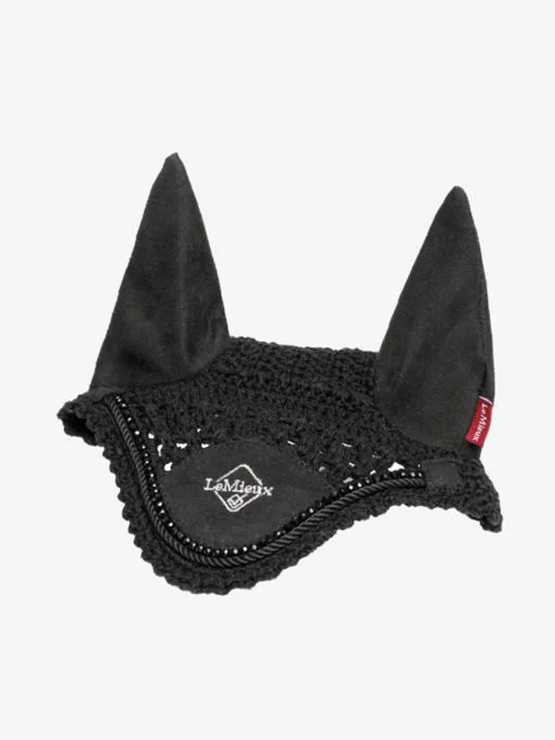 LeMieux Hobby Horse Fly Hood - Black-1