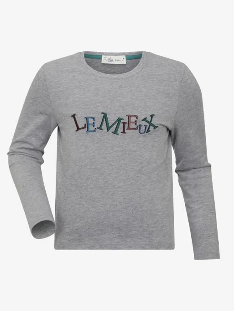 LeMieux Mini Jamie Long Sleeve Top - Grey