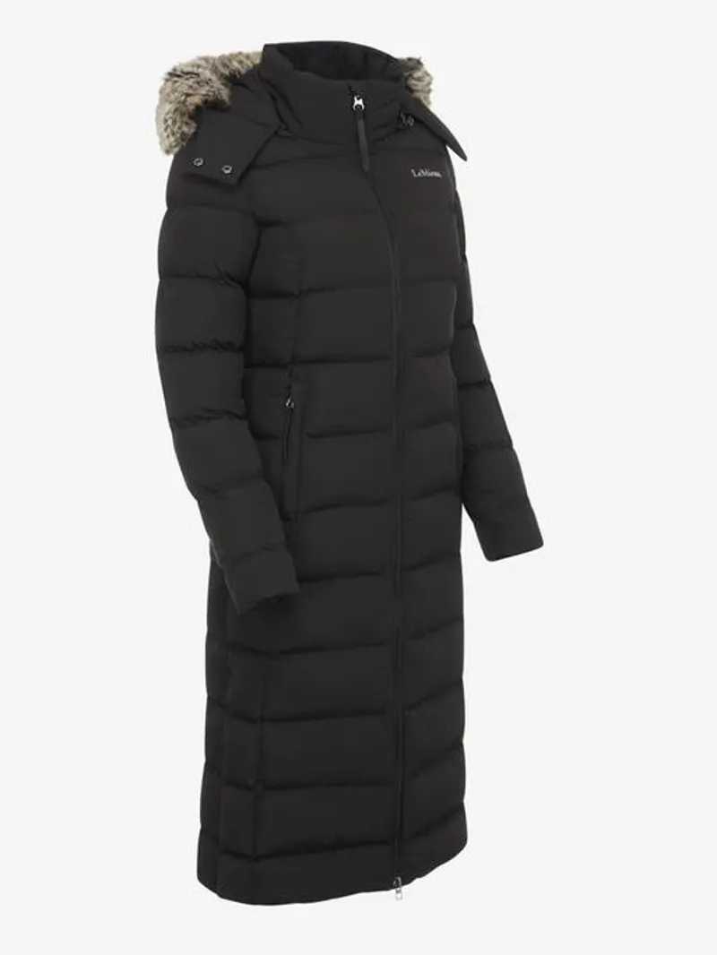 LeMieux Harper Longline Puffer Coat - Black-4