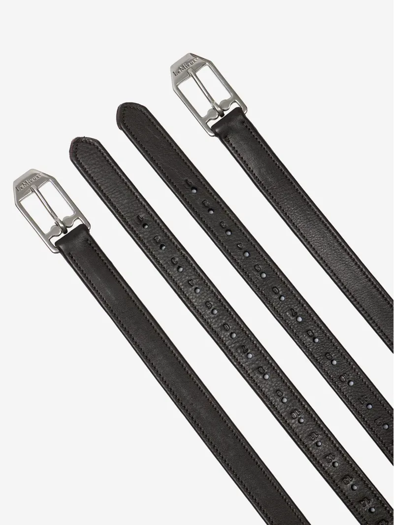 LeMieux Arika Stirrup Leathers - Brown-2