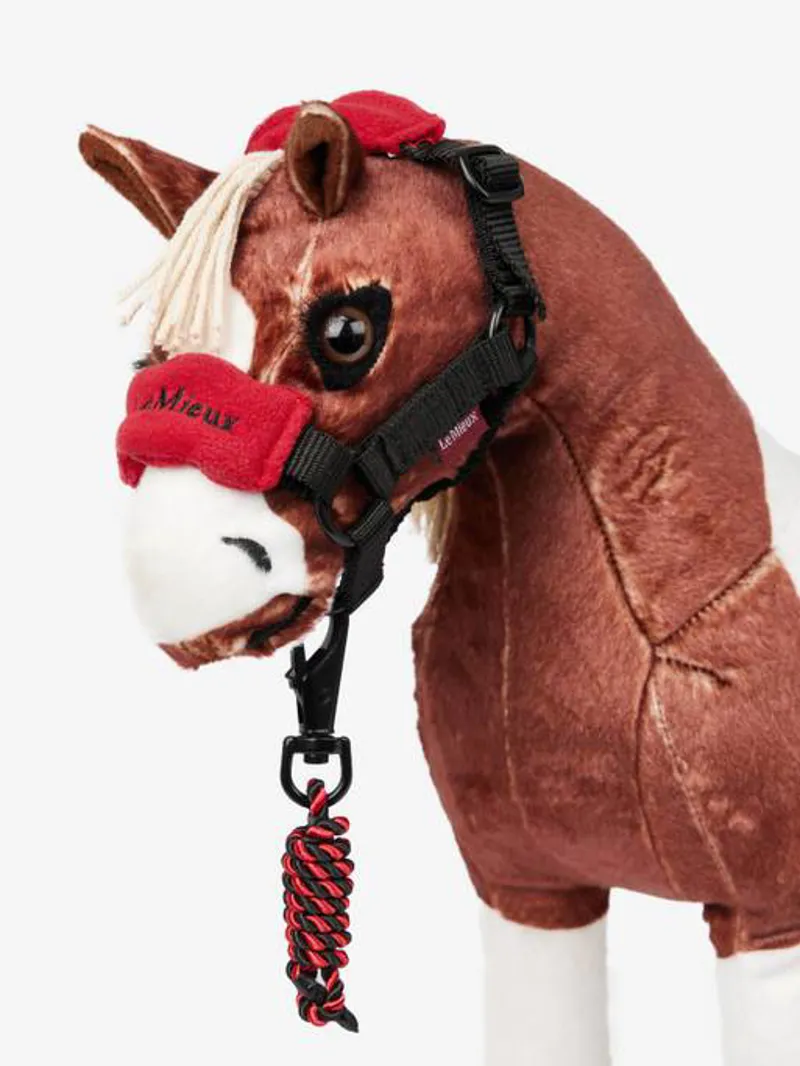 LeMieux Toy Pony Vogue Headcollar and Leadrope Chilli-1