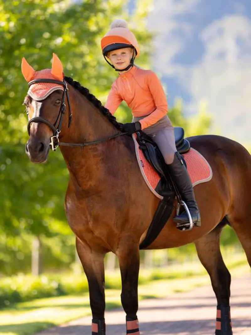 LeMieux Young Rider Base Layer - Apricot-3