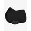LeMieux Merino+ Half Lined Suede EuroJump Square - Black/Black