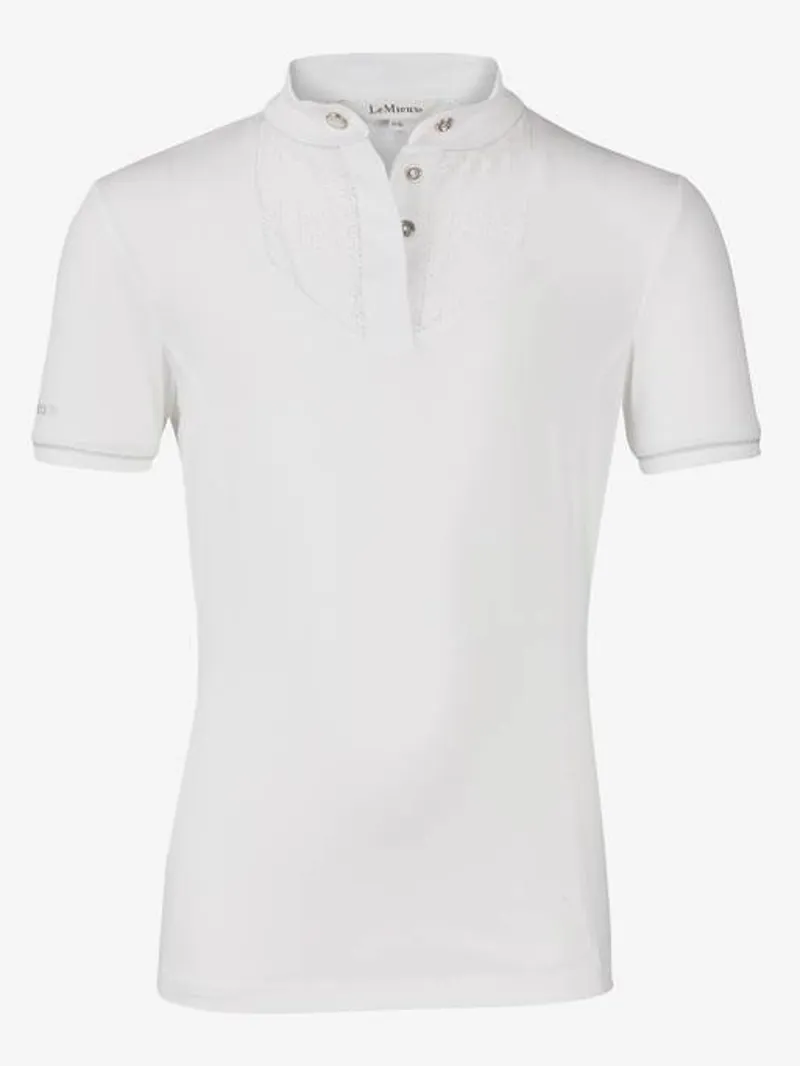 LeMieux Young Rider Belle Show Shirt White