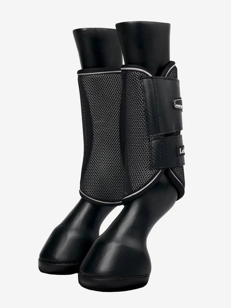 LeMieux Carbon Mesh Wrap Boots - Black