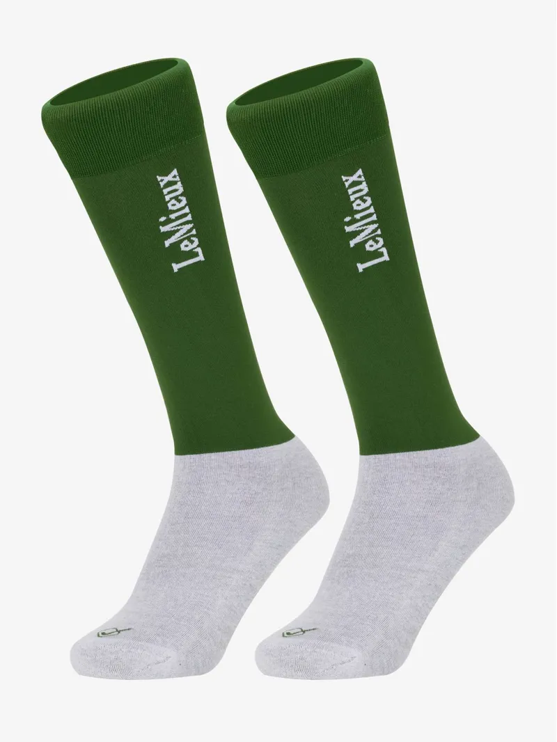 LeMieux Competition Socks 2 Pack - Hunter Green