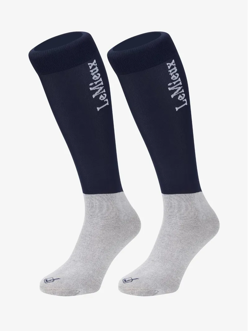 LeMieux Competition Socks 2 Pack - Navy 