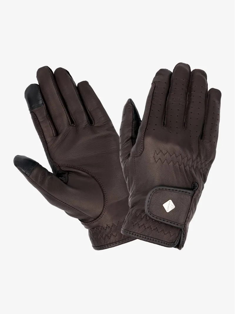 LeMieux Pro-Touch Classic Leather Gloves - Brown