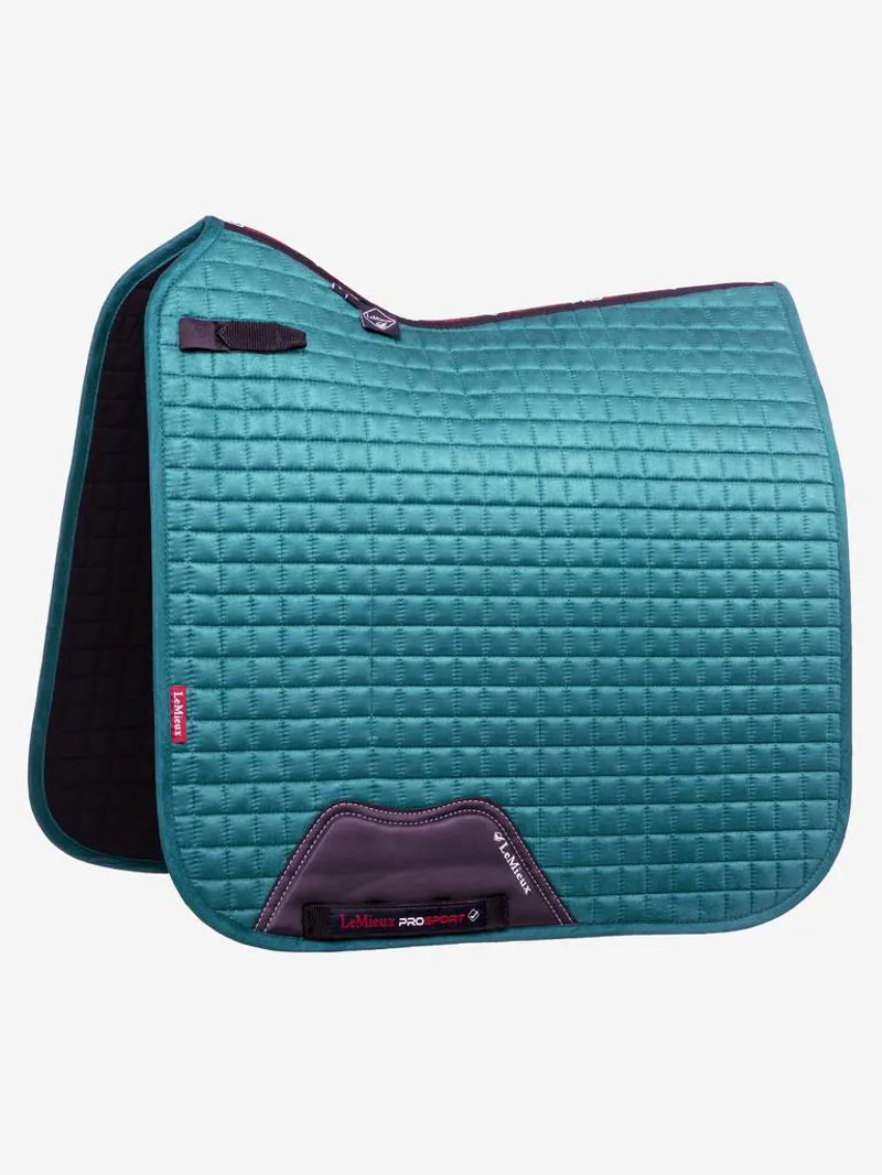 LeMieux Suede Dressage Square - Peacock 