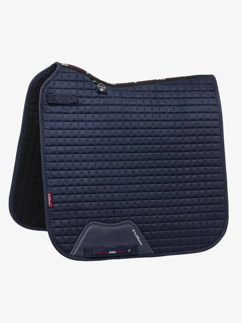 LeMieux Suede  Dressage Square - Navy-1